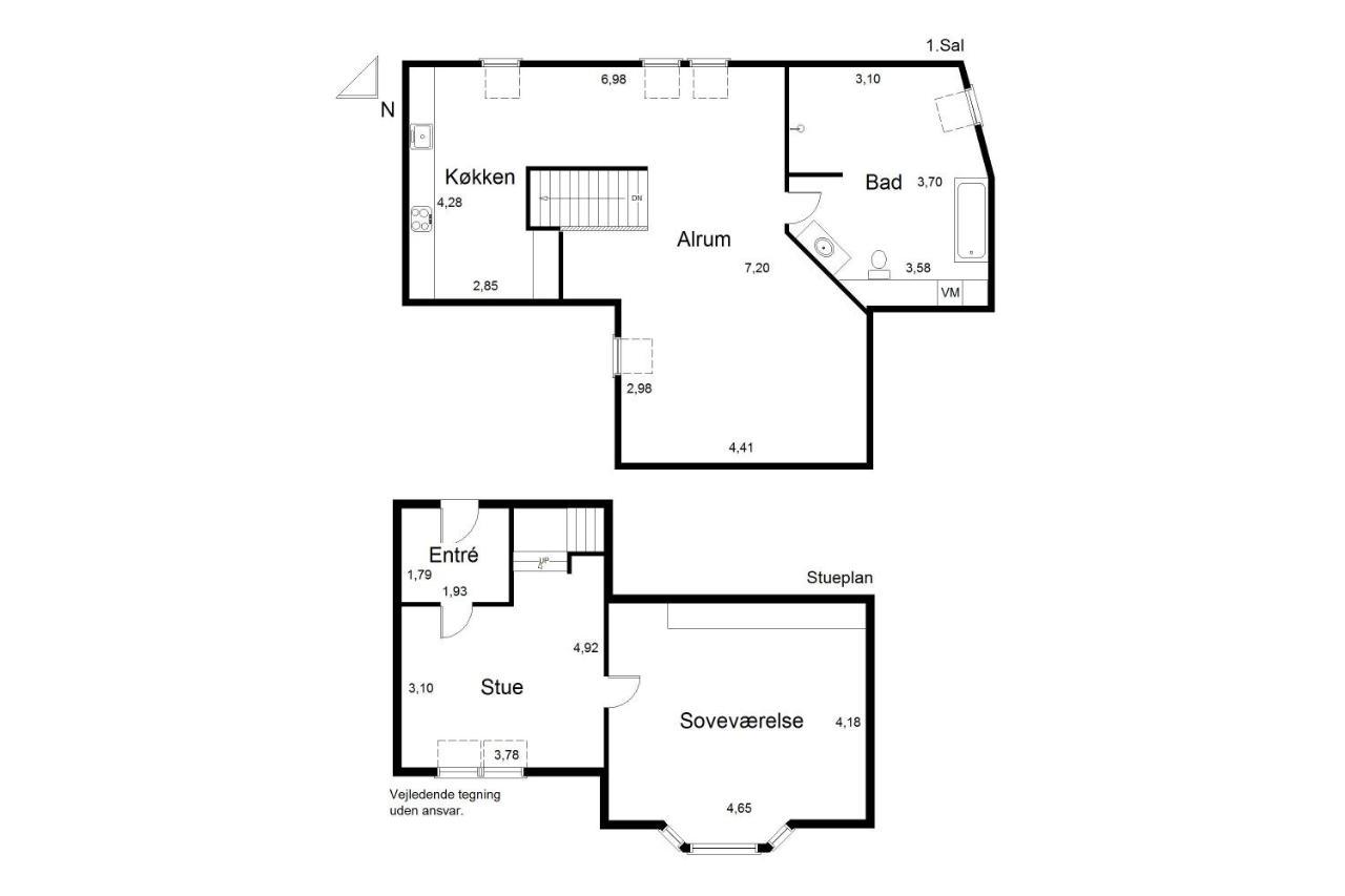 Bath Tub Penthouse In The City Aalborg Ngoại thất bức ảnh